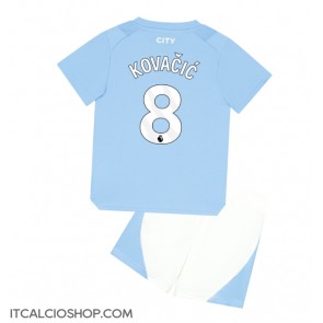 Manchester City Mateo Kovacic #8 Prima Maglia Bambino 2023-24 Manica Corta (+ Pantaloni corti)